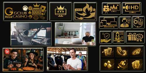 เว็บเกมส์คาสิโน จีคลับรอยัล มาแรง คาสิโนสดครบวงจร เล่นได้ทุกที่ทุกเวลา